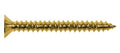 Boston TS-05-G Screw, 3,5x25mm, 12pcs, flat countersunk, tapping, gold