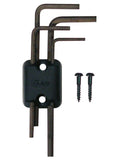Boston WRH-10-BK Allen wrench set with holder and screws, 4 sizes, 1.5/2.0/2.5/3.0mm