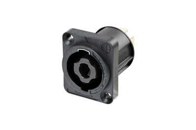 Speakon chassis connector, 4-polig, vierkant