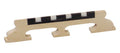 Boston P-1158 Brug voor banjo, esdoorn, ebben+galalith kam, voor tenor banjo, hoogte: 5/8"