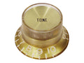 Boston KG-130-T Bell knob SG model, gold with gold cap, tone