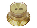 Boston KG-130-V Bell knob SG model, gold with gold cap, volume