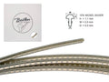 Boston FW-1120052 Fretdraad, 5 m., 12% nickel silver, h=1,1 w=2,0 g=0,5mm, alternatief voor 6220