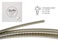 Boston FW-0927058 Fretdraad, 5 m., 18% nickel silver, h=0,9 w=2,7 g=0,5mm, alternatief voor 6130, med. jumbo, vintage