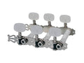 Boston 131-P Stemmechanieken voor klassieke gitaar, nylon as, 3x links+3x rechts, 70mm, nikkel, parelmoer knoppe