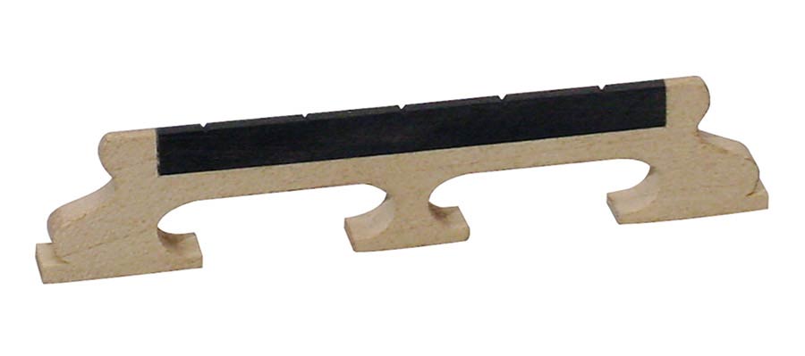 Boston P-10558 Brug voor banjo, esdoorn, ebben kam, hoogte: 5/8", voor 5 snarige banjo