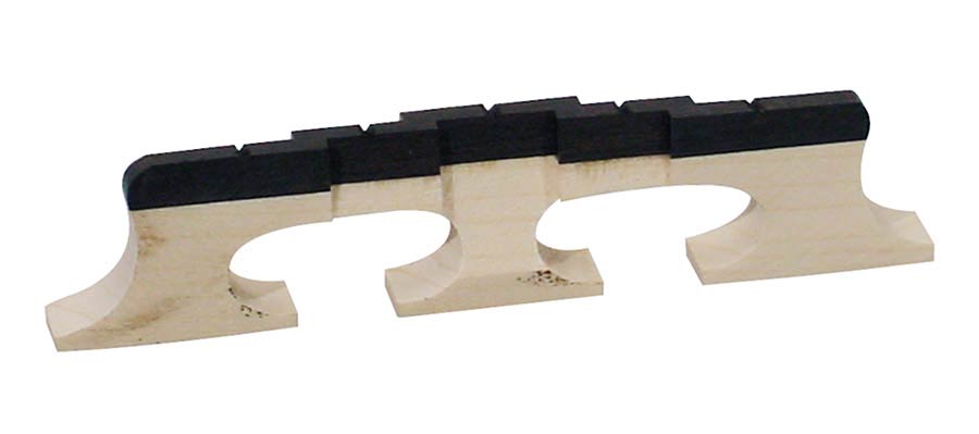 Boston P-1558 Brug voor banjo, esdoorn, ebben gecompenseerde kam, voor 5 snarige banjo, hoogte: 5/8"