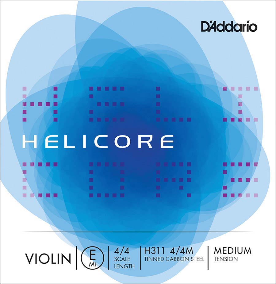 D'Addario H311-44M Vioolsnaar E-1 4/4 Medium Vertind Hoogkoolstof Staal