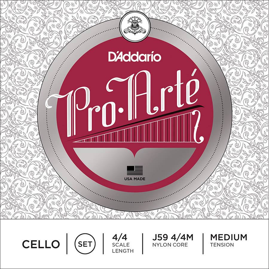 D'Addario J59-44M Cellosnarenset 4/4 Medium
