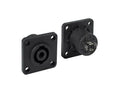 Boston SPK-4MPG Speaker chassis conn, 4-polig, male, rond model, 40 x 40mm