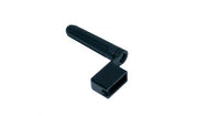 Boston - STW-10-BK - snarenwinders, plastic, zwart, met kampin heffer, 6-pack