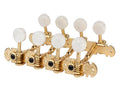 Boston 044-G Stemmechanieken voor mandoline, metalen as, goud, 69mm, plastic knoppen