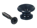 Boston EP-K-B Strap buttons, metaal, zwart, met schroef, v-model, diameter 13mm, 2-pack