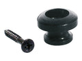 Boston EP-R-B Strap buttons, metaal, zwart, met schroef, rond model, diameter 14mm, 2-pack