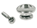 Boston EP-S-N Strap buttons, metaal, nikkel, met schroef, v-model, diameter 15mm, 2-pack