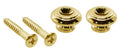 Boston EP-S-G Strap buttons, metaal, goud, met schroef, v-model, diameter 15mm, 2-pack