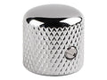 Boston KCH-210 Dome knob, metal, diam 19,0 x19,0mm, with set screw, shaft size 6,1mm, chrome