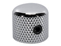 Boston KCH-225 Dome knob, metal, diam 15,0 x14,0mm, with set screw allen type, shaft size 6,1mm, chrome
