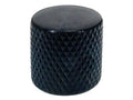 Boston KB-230 Dome knob, metal, diam 19,0 x19,0mm, push on, shaft size 6,0mm, black