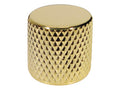 Boston KG-230 Dome knob, metal, diam 19,0 x19,0mm, push on, shaft size 6,0mm, gold
