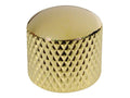 Boston KG-235 Dome knob, metal, diam 19,0 x19,0mm, push on, shaft size 6,0mm, gold