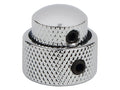 Boston KCH-270 Double dome knob, metal, 14x11 + 19x10mm, with set screws allen type, shaft size 3,0 + 6,0, chrome