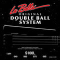 La Bella Double Ball End System Double-ball basgitaarsnaren Extra licht 0040-0060-0075-0095-0040-0060