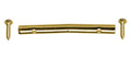 Boston SH-11-G Snaargeleider, staaf model, goud, voor 6-snarige, inclusief schroeven