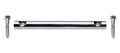 Boston SH-13-C Snaargeleider, staaf model, chroom, voor 6-snarige, inclusief schroeven