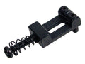 Boston S-158-B Brugzadel, metaal, zwart, Stallion, p=10,5, inclusief veer en schroef, 6-pack