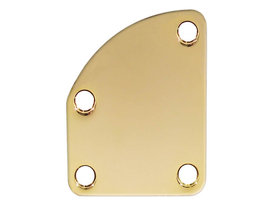 Boston NP-76-G Halsplaat, 63,2x50,7mm, for contoured body heel, goud