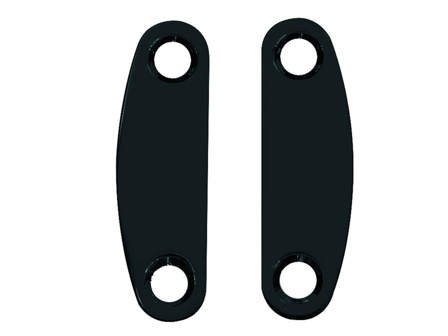 Boston NP-82-B Halsplaats, 50,5x15,1mm, 2 stuks, zwart