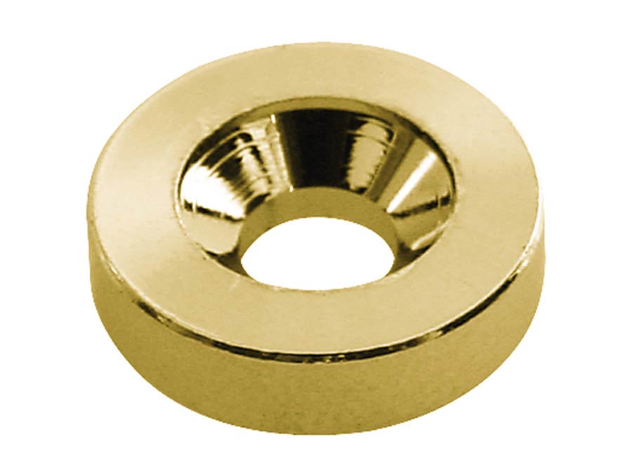 Boston W-710-G Halsrevetten, goud, 15,0mm, 4 stuks