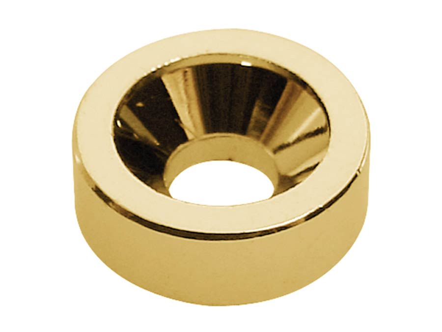 Boston W-740-G Halsrevetten, goud, 14,0mm, 4 stuks