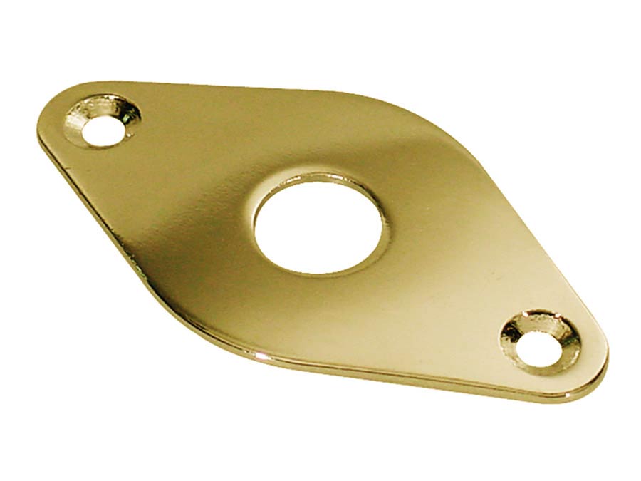 Boston JP-6-G Jack plate, diamant vorm, schuin metaal, goud