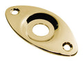 Boston JP-7-G Jack plate, football vorm, verzonken gat, schuin metaal, goud