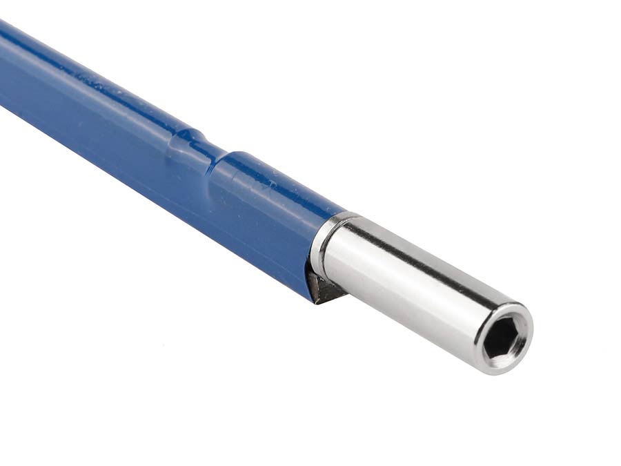 Boston TRO-630-K Halspen (truss rod)), staafmodel 6mm., 630mm, 4mm. inbusmoer, UNF-10-32 draad, single action