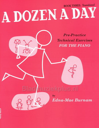 Burnam: A Dozen a Day Book 3: Transitional (Piano)