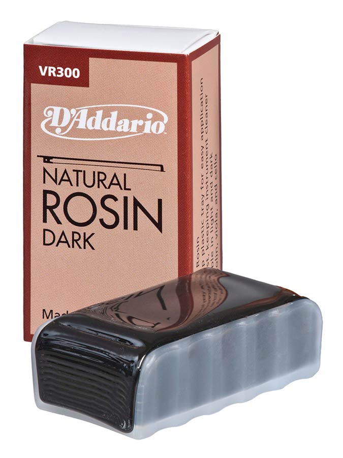 D'Addario VR-300 Hars voor viool dark langwerpig in koffer