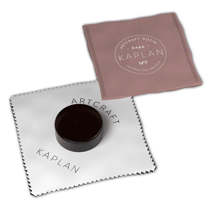 D'Addario KA-CR7 Hars voor viool dark rond in doek