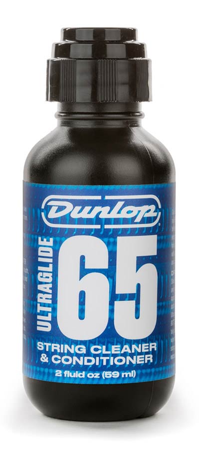 Dunlop: Formula 65 Ultraglide String Cleaner & Polisher, 2 Oz. Bottle With Applicator Top