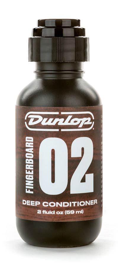 Dunlop: "02" Deep Conditioner Fingerboard Polish, 2 Oz. Bottle With Applicator Top