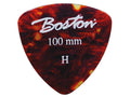 Boston PK-40-H 1.00 mm. plectrums, celluloid, tortoise, heavy, standaard driehoekig model, 24-pack