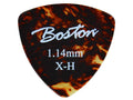 Boston PK-40-XH 1.20 mm. plectrums, celluloid, tortoise, extra heavy, standaard driehoekig model, 24-pack