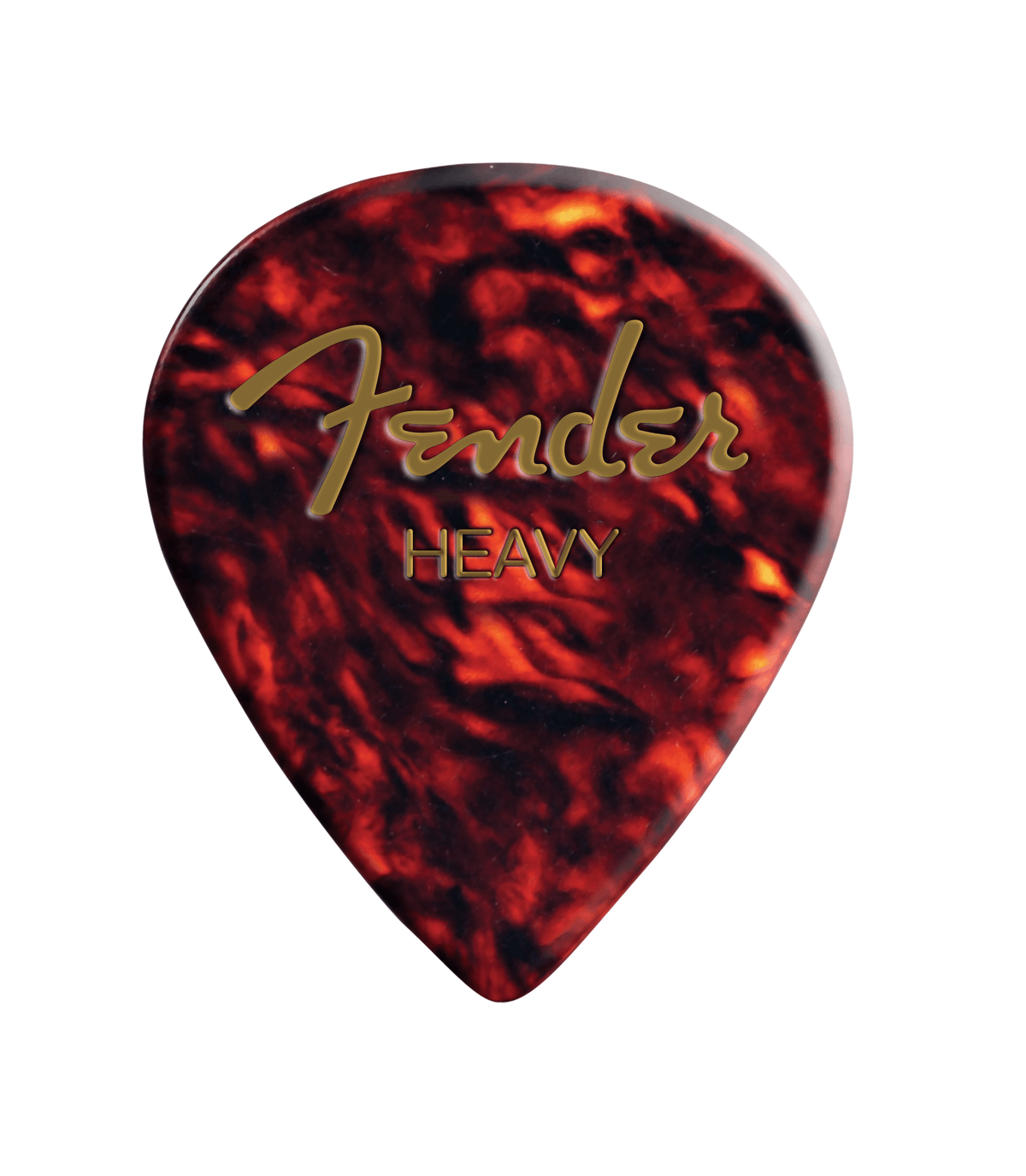 Fender 1980551900 Classic Celluloid 551 Shape Plectrums Heavy Tortoise 12-Pack