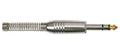 Boston S-230-S Jack plug, 6,3mm, 3-polig, nikkel, veer 7,3mm
