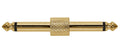 Boston AT-260-G Verloop plug, 6,3mm jack male mono, 6,3mm jack male mono, goud metaal