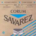 Savarez: D-4-Snaar, Silverplated Wound Corum, Sluit Aan Bij 500-Crj And 500-Arj Set, Hard Tension