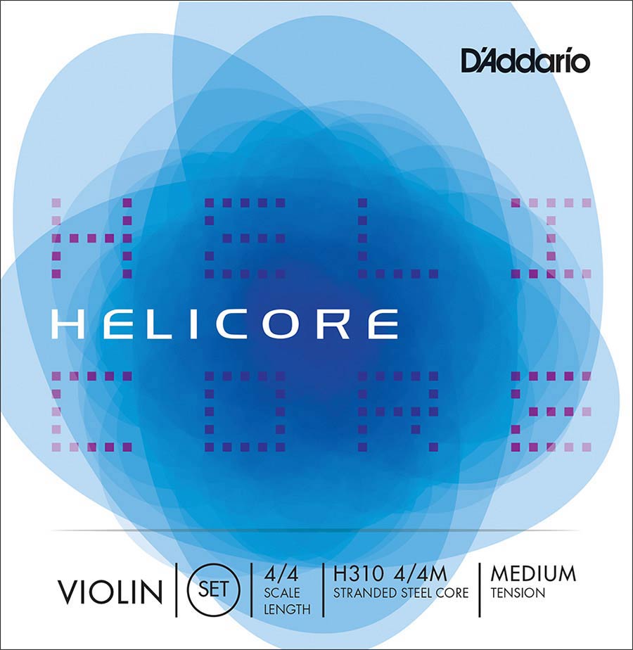 D'Addario H310-44M Vioolsnarenset 4/4 Medium met Vertind Hoogkoolstof Staal E-1