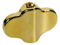 Boston BUT-39-G Mechaniekknoppen, metaal, verguld, schroefmodel, 23x16mm, 6-pack